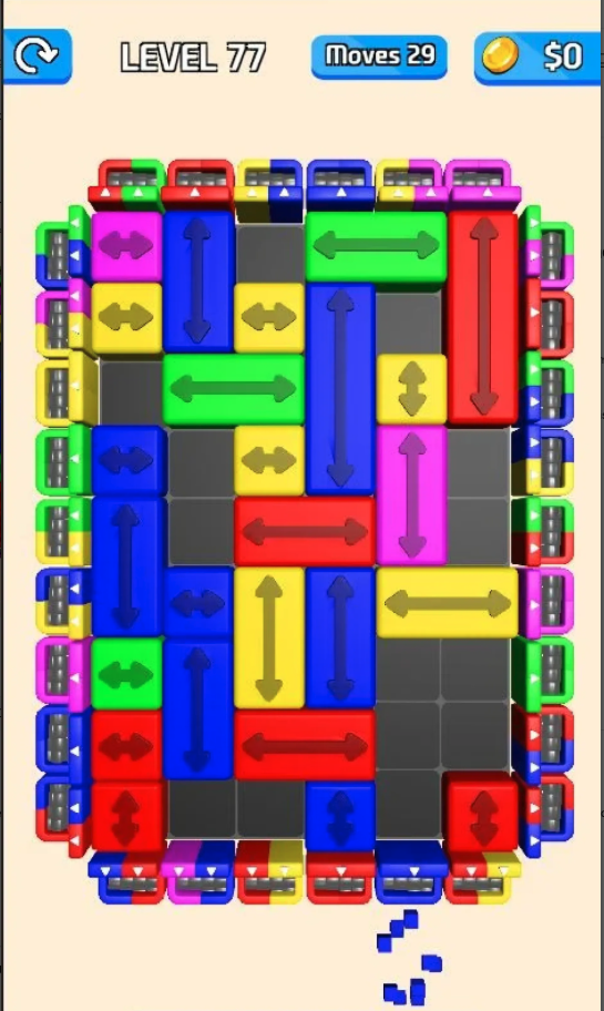 Color Block Jam​ 3D Puzzle Game Unity screenshot 6