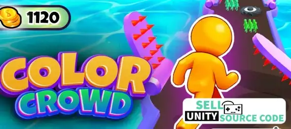 🏃‍♂️ Color Crowd – 3D Color Run & Battle Game | SellUnitySourceCode.com screenshot 3
