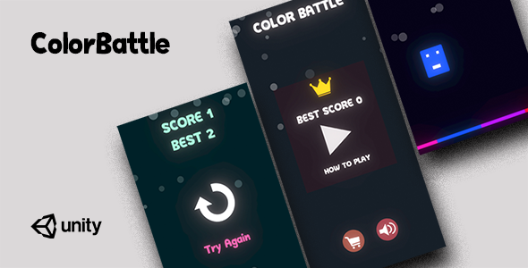 ColorBattle – Complete Unity source code