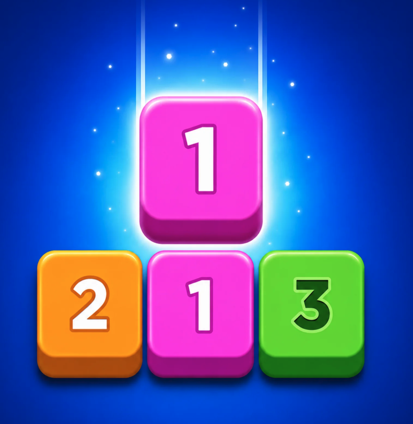 Colorful Merge Unity Game Source Code – Number Merge Puzzle Game source code