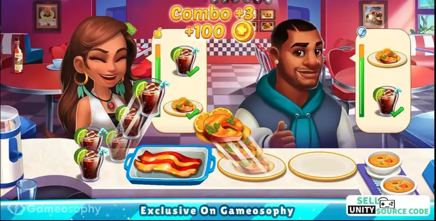 Cooking Joy 2 - Complete Unity Game SellUnitySourceCode source code