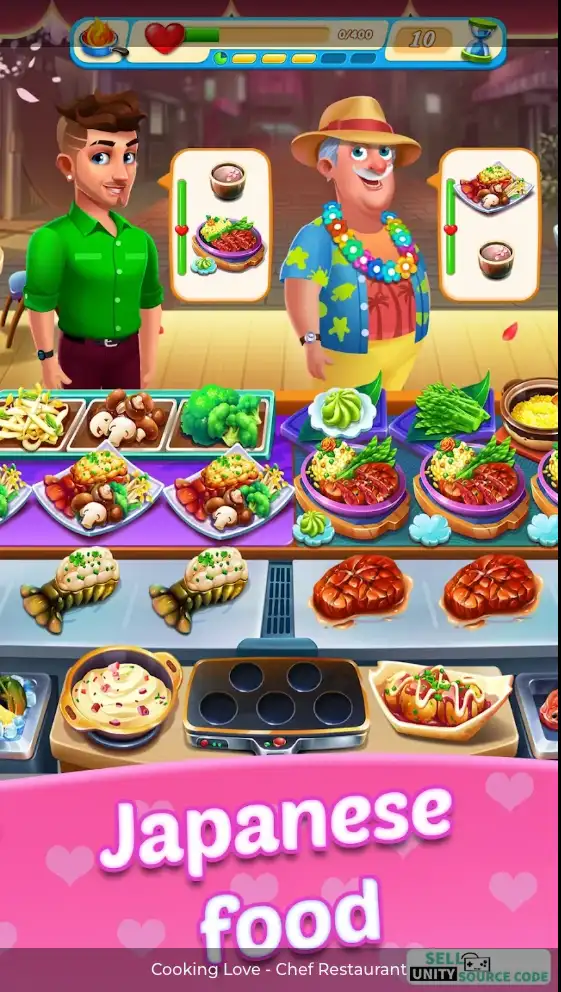Cooking Love - Chef Restaurant SellUnitySourceCode screenshot 4
