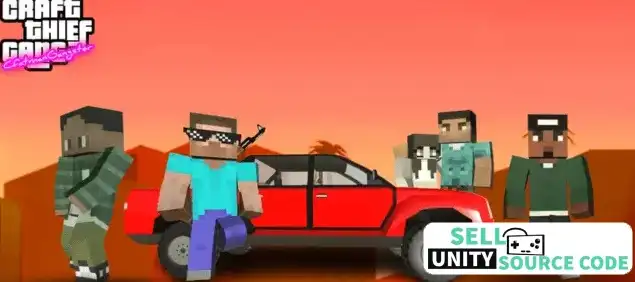 Craftman Thief Gangster 3D SellUnitySourceCode screenshot 2