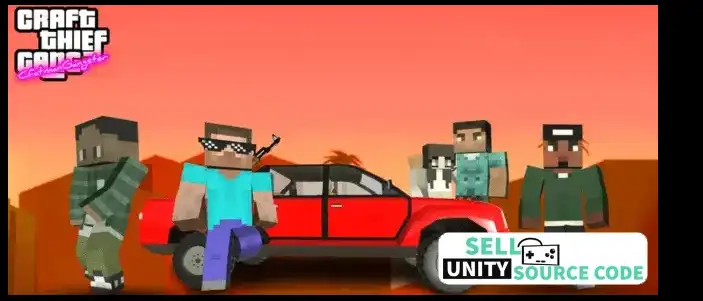 Craftman Thief Gangster 3D SellUnitySourceCode screenshot 3