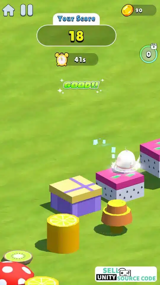 Crazy Bird Jump SellUnitySourceCode screenshot 5