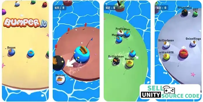 Crazy Bumper Knockout SellUnitySourceCode.com source code