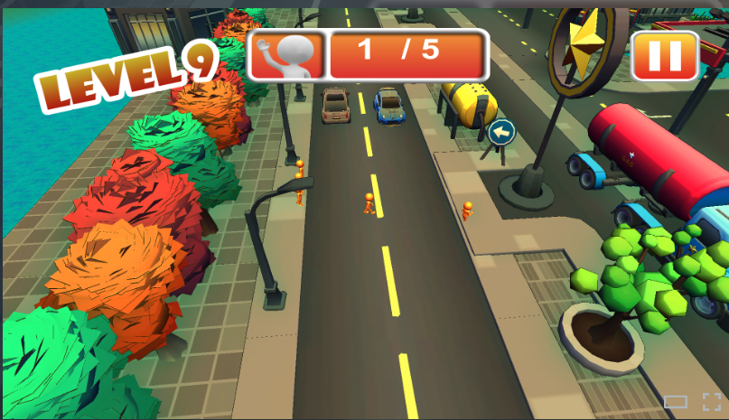 Cross the Road Unity Source Code – Traffic Control Casual Puzzle Game | SellUnitySourceCode.com screenshot 4