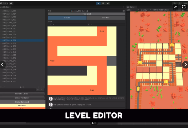 Crossy Rails Unity Source Code – Railway Puzzle Game Template | SellUnitySourceCode.com screenshot 4