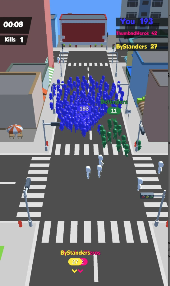 Crowd in City - Master of the Streets 3D screenshot 4