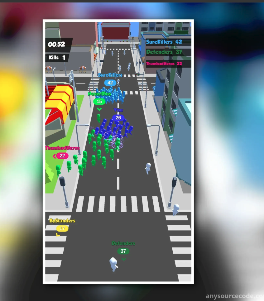 Crowd in City - Master of the Streets 3D screenshot 9