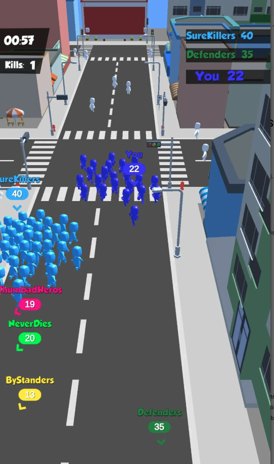 Crowd in City - Master of the Streets 3D screenshot 11