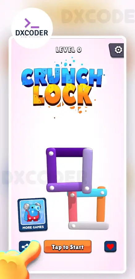 Crunch Lock ! Trending Game SellUnitySourceCode screenshot 5