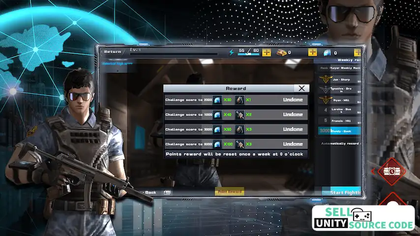 CS War King SellUnitySourceCode screenshot 4