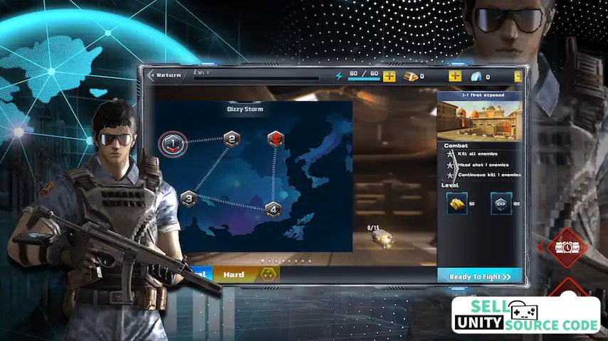 CS War King SellUnitySourceCode screenshot 5