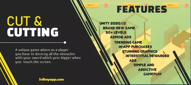 Cut & Cutting | Trending Game SellUnitySourceCode screenshot 2