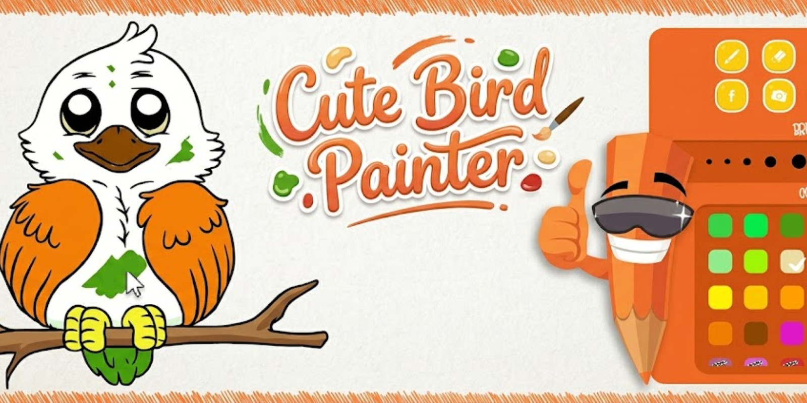 Cute Bird Painter - Unity Source Code source code