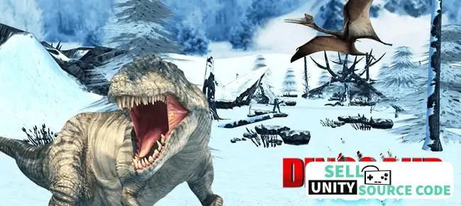 Deadly Dinosaur Hunter Shooting FPS game SellUnitySourceCode screenshot 3
