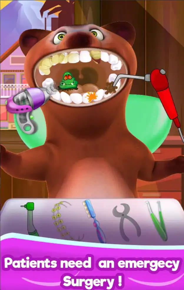 Dentist Games with Braces + Mini Game | Kid Games SellUnitySourceCode screenshot 2