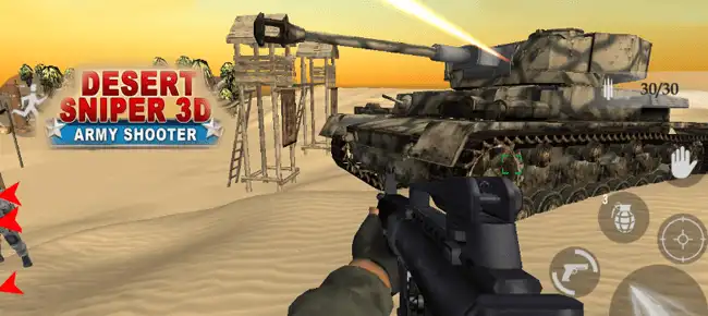 Desert Sniper Special Forces 3D Shooter FPS Game 64bit SellUnitySourceCode screenshot 5