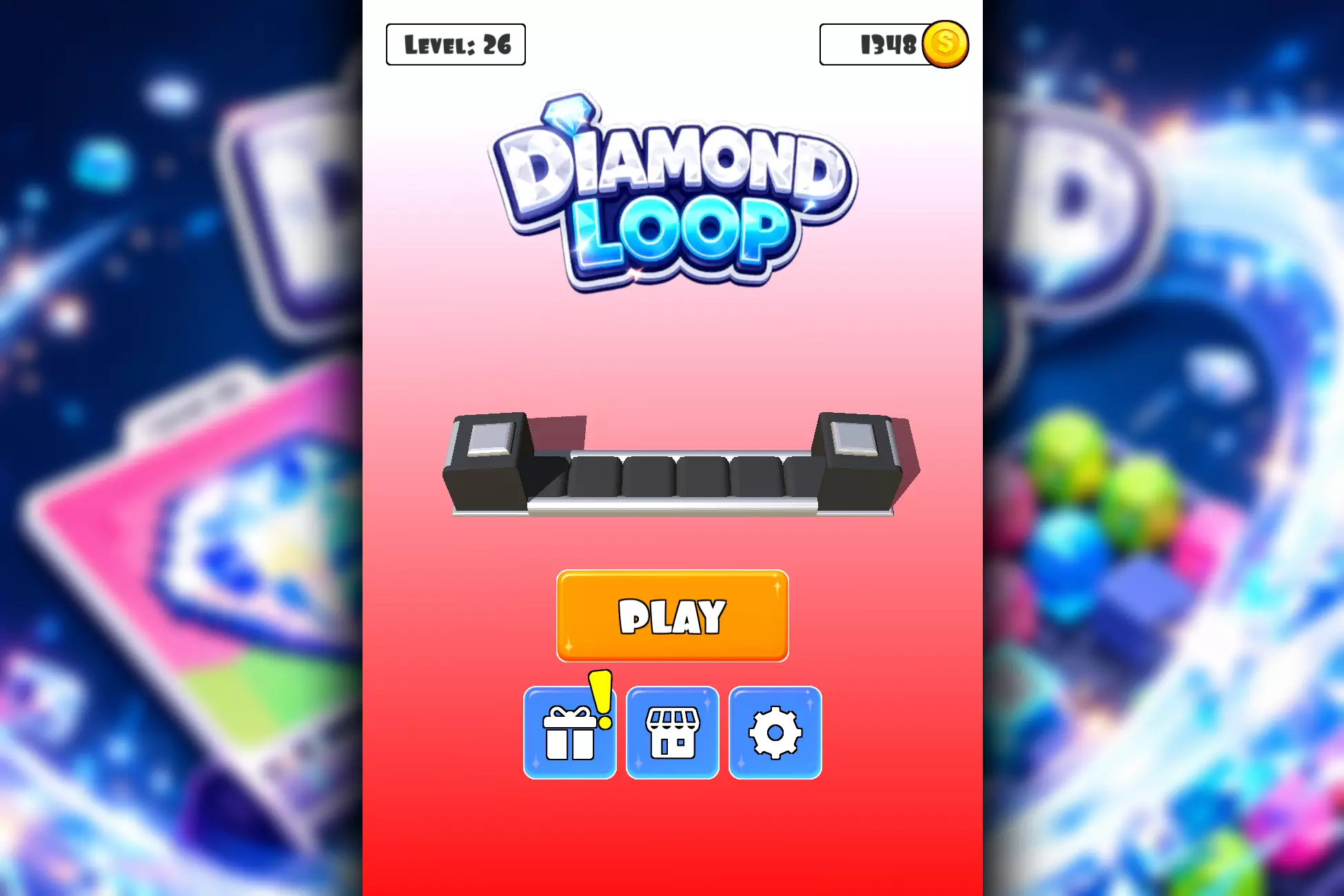 Diamond Loop Sort Puzzle - Complete Mobile Game Template screenshot 2