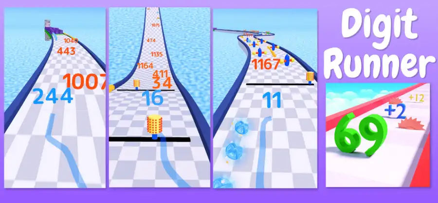 Digit Runner Game Sell Unity Source Code source code