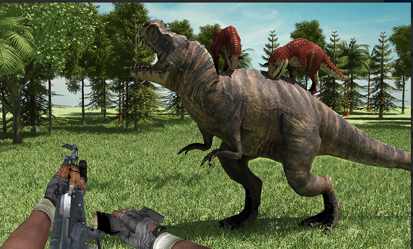 Dinosaur Hunter Survival Unity Source Code – Jurassic Sniper Hunting Game | SellUnitySourceCode.com screenshot 6