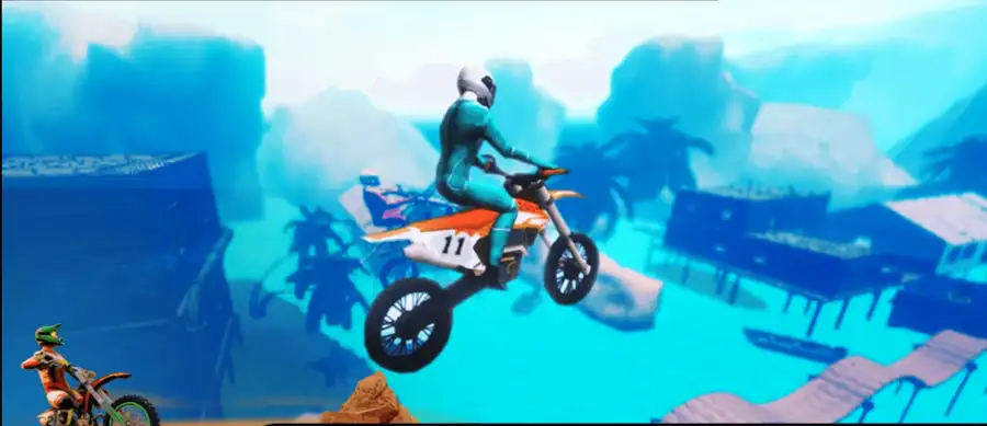 Dirt Bike Extreme Parkour SellUnitySourceCode screenshot 5