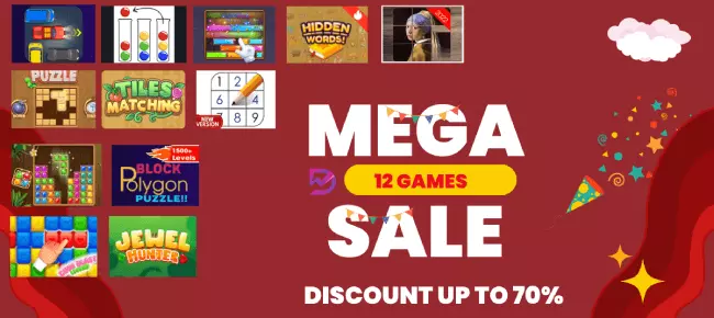 Dot Mob’s MEGA Bundle Offer: 12 Premium Games SellUnitySourceCode source code