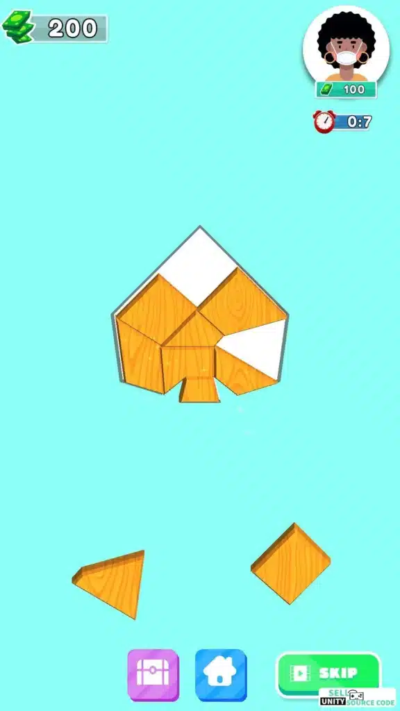 Drag puzzle Pro Unity Game SellUnitySourceCode screenshot 3