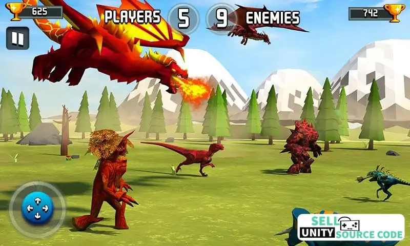 Dragon Dark Fort - Fantasy Battlenite SellUnitySourceCode screenshot 3