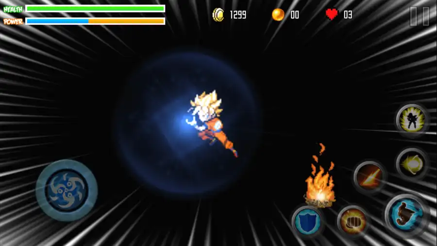 Dragon Saiyan Fighter SellUnitySourceCode screenshot 4