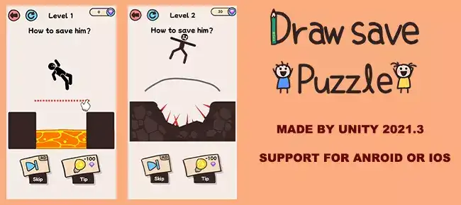 Draw Save Puzzle SellUnitySourceCode screenshot 5