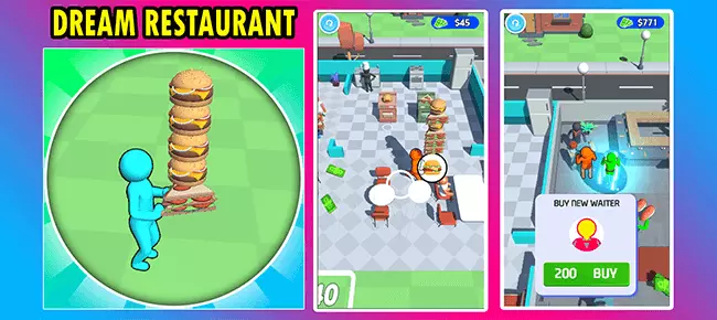 Dream Restaurant 3D Game Unity Source Code source code