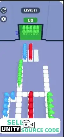 Elevator Rush 3D SellUnitySourceCode screenshot 3