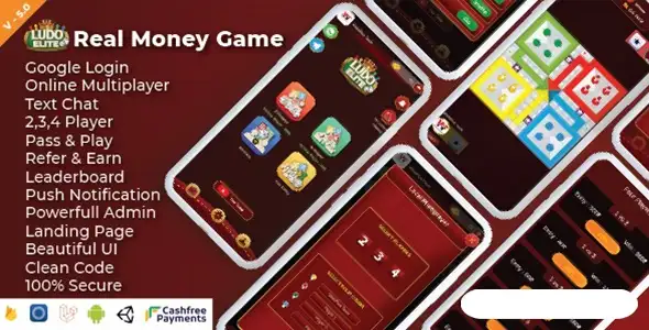 Elite Ludo Real Money Earning Android App SellUnitySourceCode source code
