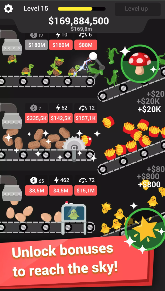 Emoji Craft Unity Source Code – Idle Factory Tycoon Game Template screenshot 3