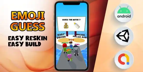 Emoji Guess – (Unity – Admob) SellUnitySourceCode source code