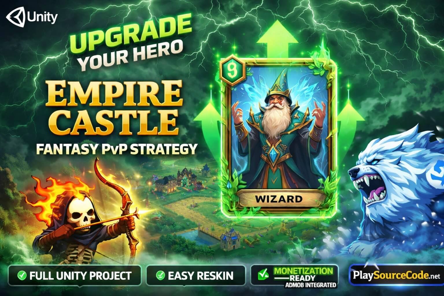 Empire Castle – Strategy Defense Game Project source code