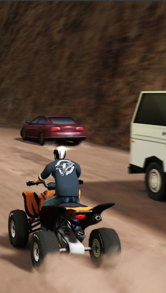 Endless ATV Quad Racing Unity Source Code – Highway ATV Traffic Racing Game screenshot 7