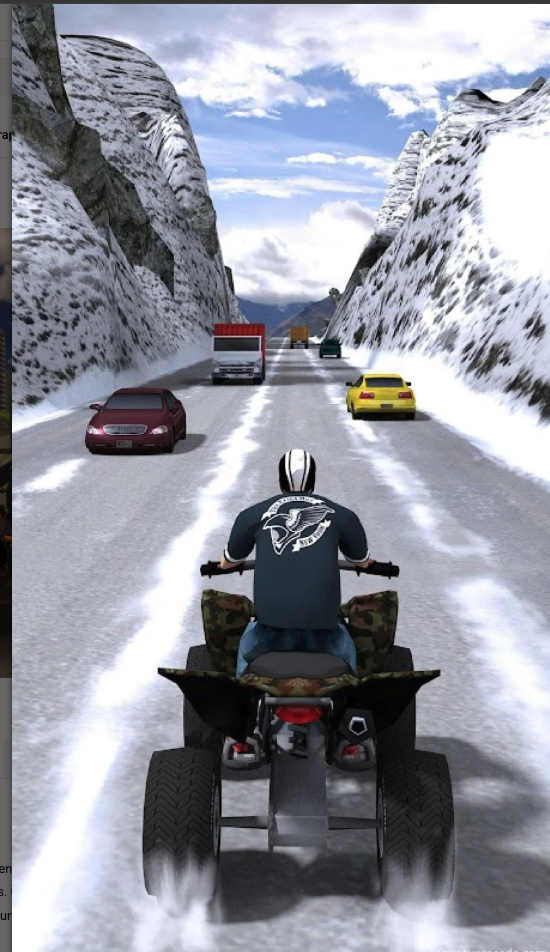 Endless ATV Quad Racing Unity Source Code – Highway ATV Traffic Racing Game screenshot 8
