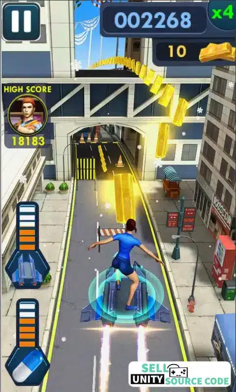 Endless Run Escape Tunnel Trending Game Source Code SellUnitySourceCode screenshot 2