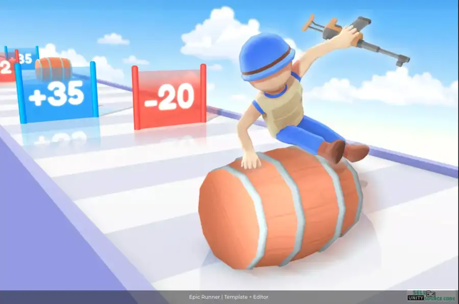 Epic Runner | Template + Editor SellUnitySourceCod source code