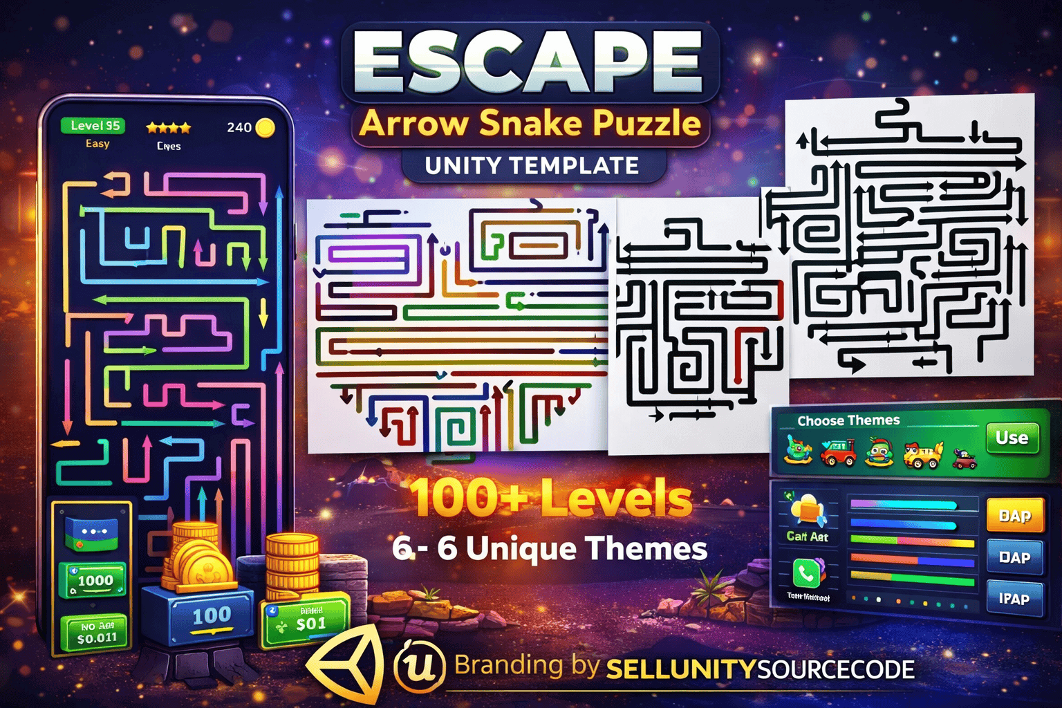 Escape – Arrow Snake Puzzle (MultiTech Escape) source code