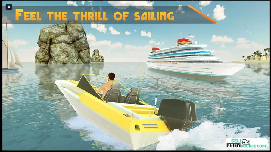 Extreme Boat Driving Simulator SellUnitySourceCode screenshot 4