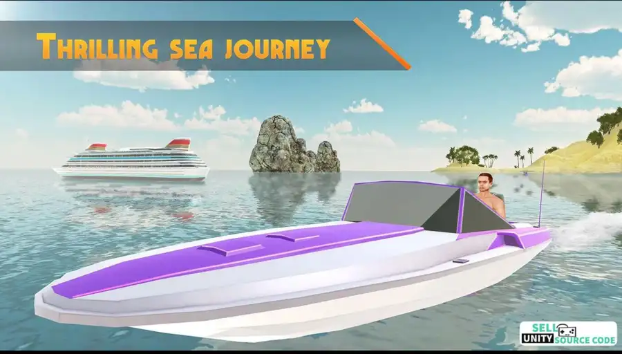 Extreme Boat Driving Simulator SellUnitySourceCode screenshot 5