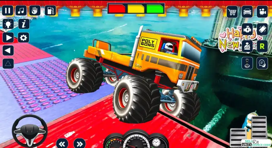   Extreme Monster:Truck Showdown SellUnitySourceCode  source code
