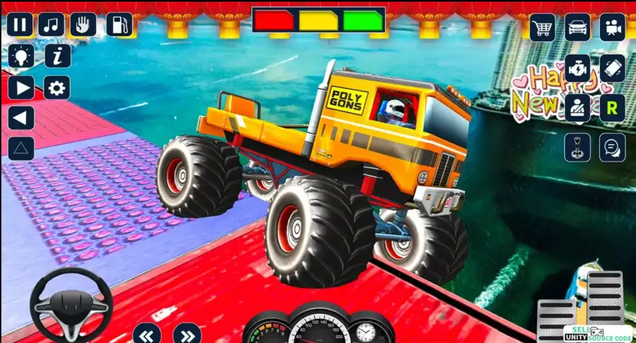   Extreme Monster:Truck Showdown SellUnitySourceCode  screenshot 4