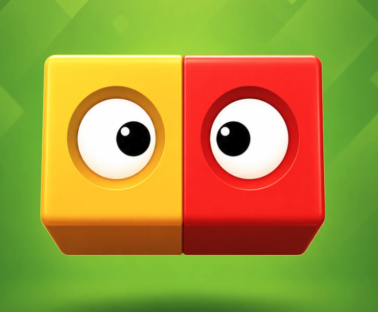 Eyes Cube Unity Game Source Code – Twin Maze Puzzle Game source code