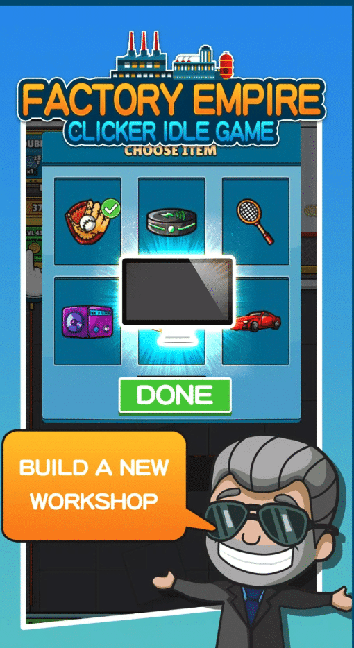 Factory Empire: Idle Clicker Tycoon Unity Source Code – Industry Automation screenshot 4