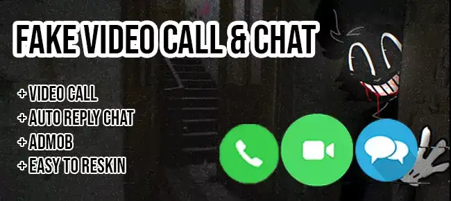 Fake Video Call & Fake Chat & Cartoon Cat SellUnitySourceCode screenshot 3